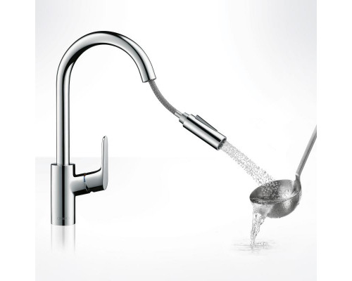 Смеситель для кухни Hansgrohe Focus M41 240 230 мм выдвижной излив 31815000