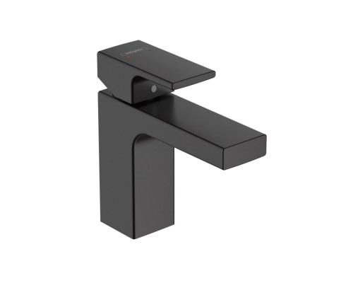 Смеситель для раковины hansgrohe Vernis Shape 100 без сливного гарнитура черный матовый 71569670