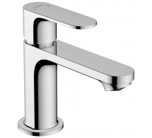Смеситель для раковины Hansgrohe Rebris S 80 со сливным гарнитуром хром 72510000