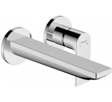 Смеситель для раковины Hansgrohe Rebris E настенный на 2 отверстия внешняя часть хром 72568000