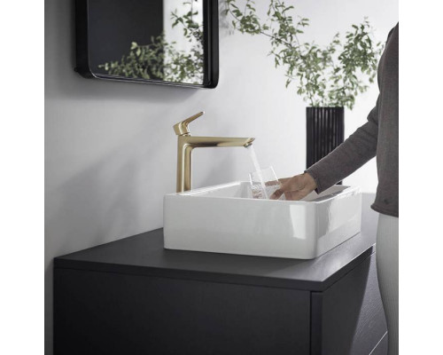 Смеситель для раковины Hansgrohe Talis E 240 без донного клапана шлифованная бронза 71717140
