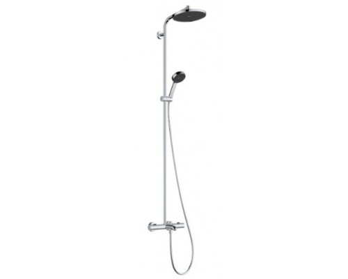 Душевая система Hansgrohe Activera S Showerpipe 240 1jet EcoSmart с термостатом для ванны 28871000