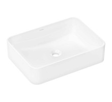 Раковина-чаша накладная Hansgrohe Xuniva Q 55х40 см без отверстия белая 60168450