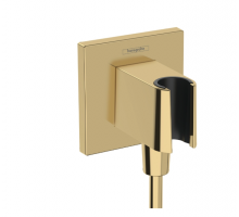 Шланговое подсоединение hansgrohe FixFit E полированное золото 26889990