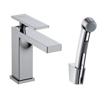 Смеситель для раковины Hansgrohe Tecturis E с гигиенической лейкой хром 73210000