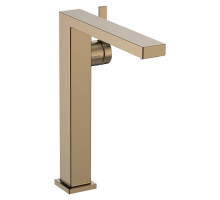 Смеситель для раковины Hansgrohe Tecturis E высота 24 см с донным клапаном бронза матовая 73070140