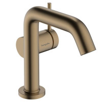 Смеситель для раковины Hansgrohe Tecturis S на 1 отверстие с донным клапаном бронза матовая 73320140