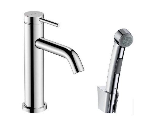 Смеситель для раковины Hansgrohe Tecturis S с гигиеническим душем хром 73211000