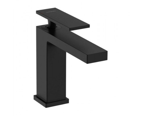 Смеситель для раковины hansgrohe Tecturis E 110 Fine EcoSmart+ матовый черный 73010670