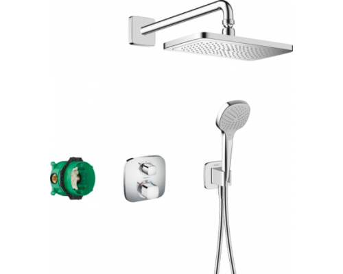 Набор для комплектации душа с термостатом Hansgrohe Croma E хром 27953000