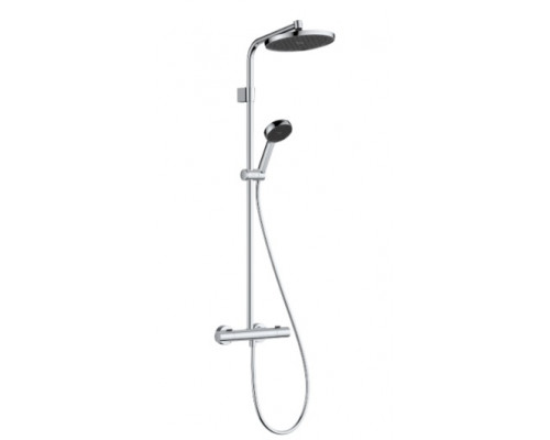 Душевая система Hansgrohe Activera S Showerpipe 240 1jet EcoSmart+ с термостатом Ecostat Fine 28083000