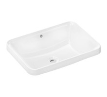 Раковина встраиваемая Hansgrohe Xuniva Q 55х40 см без отверстия белая 60158450