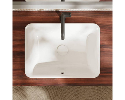 Раковина встраиваемая Hansgrohe Xuniva Q 55х40 см без отверстия белая 60158450