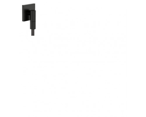Шланговое подключение Hansgrohe FixFit Fine E с клапаном обратного тока шлифованный черный хром 28883340