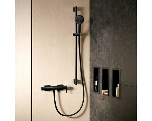 Смеситель для душа Hansgrohe Tecturis E настенный черный матовый 73620670