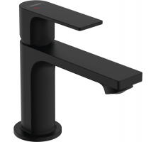 Смеситель для раковины Hansgrohe Rebris E 110 CoolStart EcoSmart черный матовый 72587670