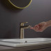 Смеситель для раковины Hansgrohe Talis E 110 без донного клапана шлифованная бронза 71712140