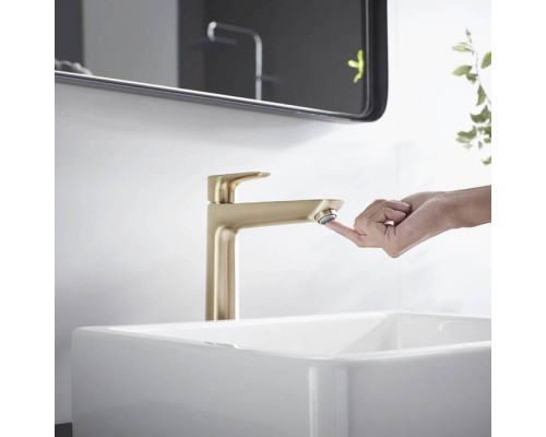 Смеситель для раковины Hansgrohe Talis E 240 без донного клапана шлифованная бронза 71717140