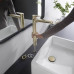 Смеситель для раковины Hansgrohe Talis E 240 без донного клапана шлифованная бронза 71717140