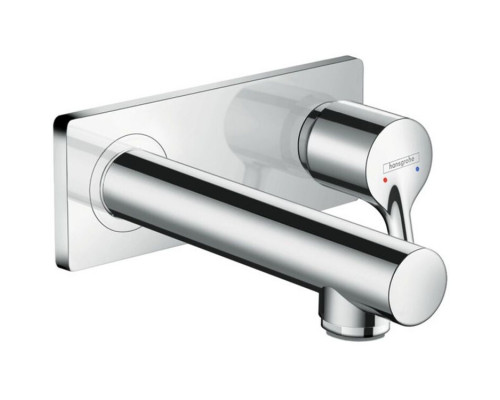Смеситель для раковины Hansgrohe Talis S настенный однорычажный скрытого монтажа излив 165 мм хром 72110000