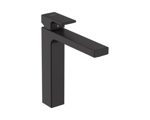 Смеситель для раковины Hansgrohe Vernis Shape 190 без донного клапана матовый черный 71591670