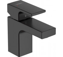 Смеситель для раковины Hansgrohe Vernis Shape 70 без донного клапана матовый черный 71567670