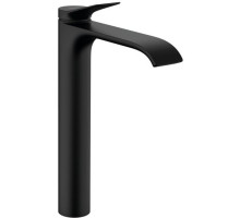 Смеситель для раковины Hansgrohe Vivenis 250 однорычажный для раковины-чаши матовый черный 75040670