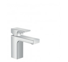 Смеситель для раковины hansgrohe Vernis Shape 100 однорычажный со сливным гарнитуром хром 71561000