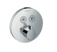 Термостат для душа Hansgrohe ShowerSelect на 2 потребителя хром 15743000