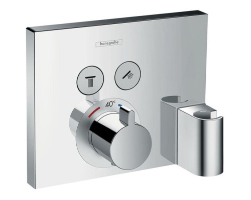 Термостат для душа Hansgrohe ShowerSelect на 2 потребителя скрытого монтажа хром 15765000