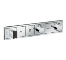 Термостат hansgrohe RainSelect скрытого монтажа для 2 потребителей с держателем хром 15355000