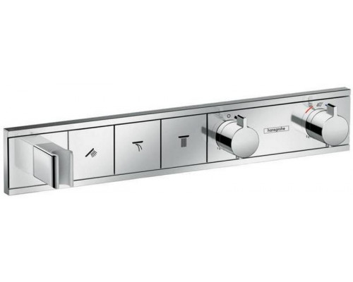 Термостат hansgrohe RainSelect на 3 потребителя внешняя часть 15356000