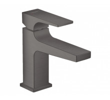 Смеситель для раковины Hansgrohe Metropol 89 мм клапан Push-Open черный хром 32500340