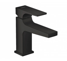 Смеситель для раковины Hansgrohe Metropol 89 мм клапан Push-Open черный матовый 32500670