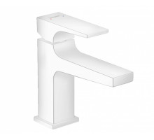 Смеситель для раковины Hansgrohe Metropol 89 мм клапан Push-Open белый матовый 32500700