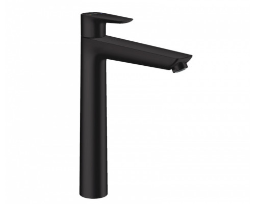 Смеситель для раковины Hansgrohe Talis E 240 со сливным гарнитуром черный матовый 71716670
