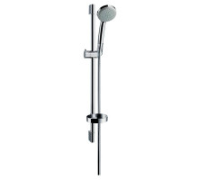 Душевой гарнитур Hansgrohe Croma 100 Mono со штангой 65 см и мыльницей хром 27717000