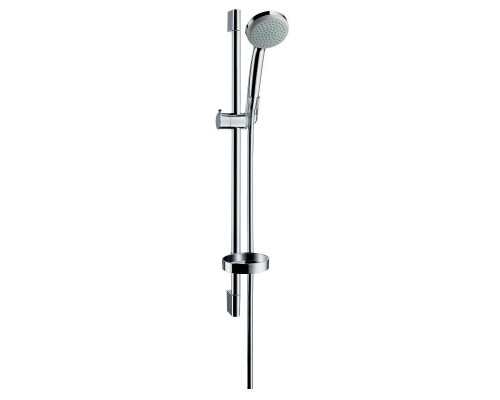 Душевой гарнитур Hansgrohe Croma 100 Mono со штангой 65 см и мыльницей хром 27717000