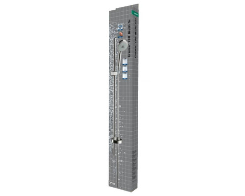 Душевой гарнитур Hansgrohe Croma 100 Multi со штангой 90 см и мыльницей хром 27774000