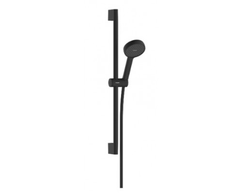 Душевой набор hansgrohe Activera S 95 1jet EcoSmart со штангой 65 см матовый черный 28041670