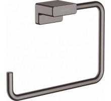 Полотенцедержатель-кольцо Hansgrohe AddStoris 189 мм Brushed Black Chrome 41754340