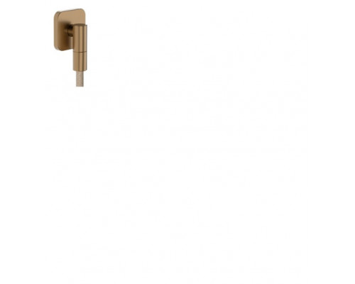 Шланговое подключение Hansgrohe FixFit Fine Q с клапаном обратного тока шлифованная бронза 28884140