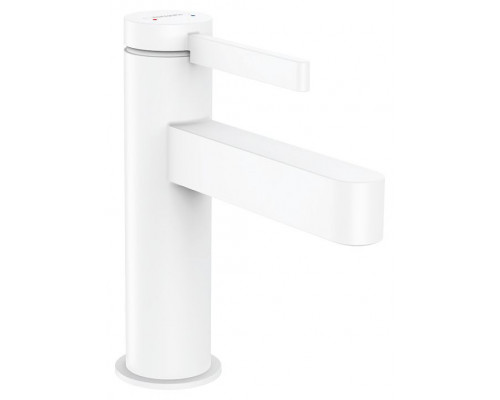 Смеситель для раковины Hansgrohe Finoris 110 однорычажный CoolStart белый матовый 76023700