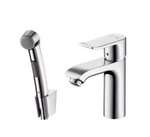 Смеситель для раковины Hansgrohe Metris с гигиеническим душем хром 31285000