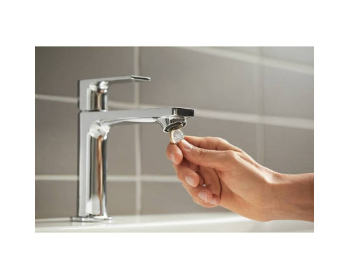 Смеситель для раковины Hansgrohe Rebris E с донным клапаном хром 72557000