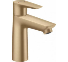 Смеситель для раковины Hansgrohe Talis E 110 однорычажный со сливным гарнитуром шлифованная бронза 71710140