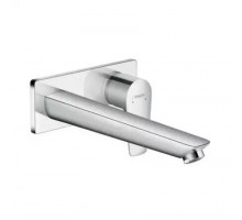 Смеситель для раковины Hansgrohe Talis E настенный однорычажный скрытого монтажа излив 225 мм хром 71734000