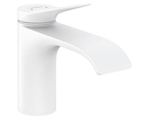 Смеситель для раковины Hansgrohe Vivenis 80 белый матовый 75012700