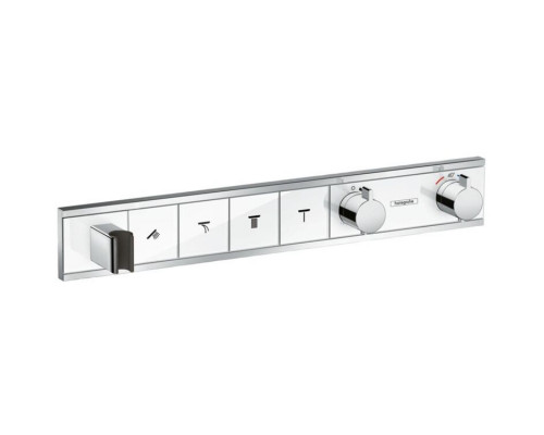 Термостат скрытого монтажа Hansgrohe RainSelect для 4 потребителей белый/хром 15357400