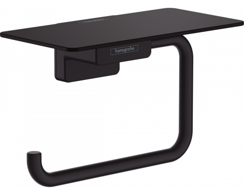 Держатель для туалетной бумаги с полкой Hansgrohe AddStoris Matt Black 41772670
